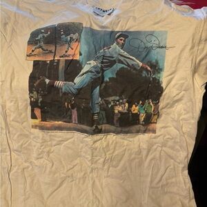 Vintage Baseball Graphic Tee in Cream